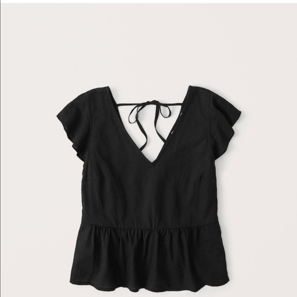 ISO- Abercrombie Flutter Sleeve Trapeze top